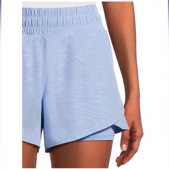 Women’s Running Shorts with Bike Liner, 4” Inseam,color: blue birch - Picture 2 of 5